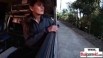 Play Petite amateur thai teen cherry sucking a massive white dick