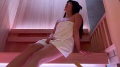 play Enter the Private Sauna Together: Cute Asian Onsen Girl Experience