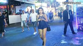 تشغيل سائح تايلاند الجنسي يلتقي باتايا بارجيرل!