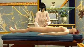 play Belle-mère japonaise donne un massage à son beau-fils dans son nouveau salon - video porno
