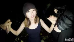 Play Naughty Asian teen performs a stealthy deepthroat blowbang in public before curfew with multiple cumshots